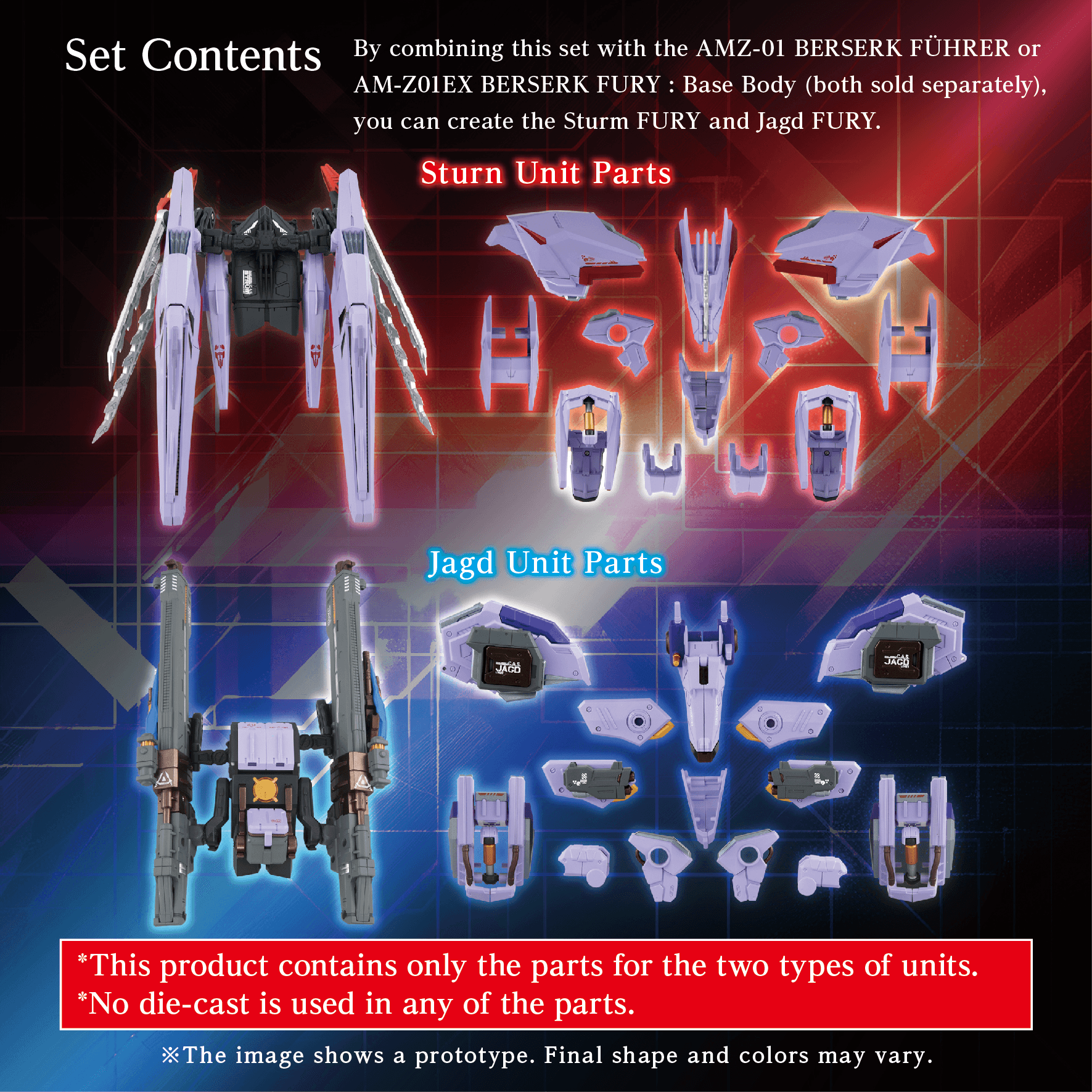 AM-Z01CP Berserk Fury Sturm ＆ Jagd Unit | 4904810088875
