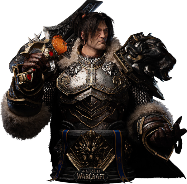 Infinity Studio Infinity Studio X Blizzard Entertainment Varian Wrynn life size bust(6972099322209)(6972099322209)