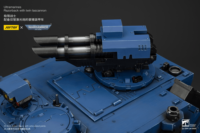 JOYTOY Ultramarines Razorback with twin lascannon