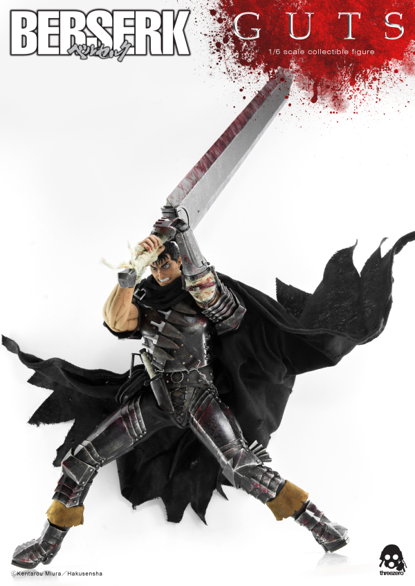 threezero BERSERK - Guts (Black Swordsman)(4897056200425)(4897056200425)