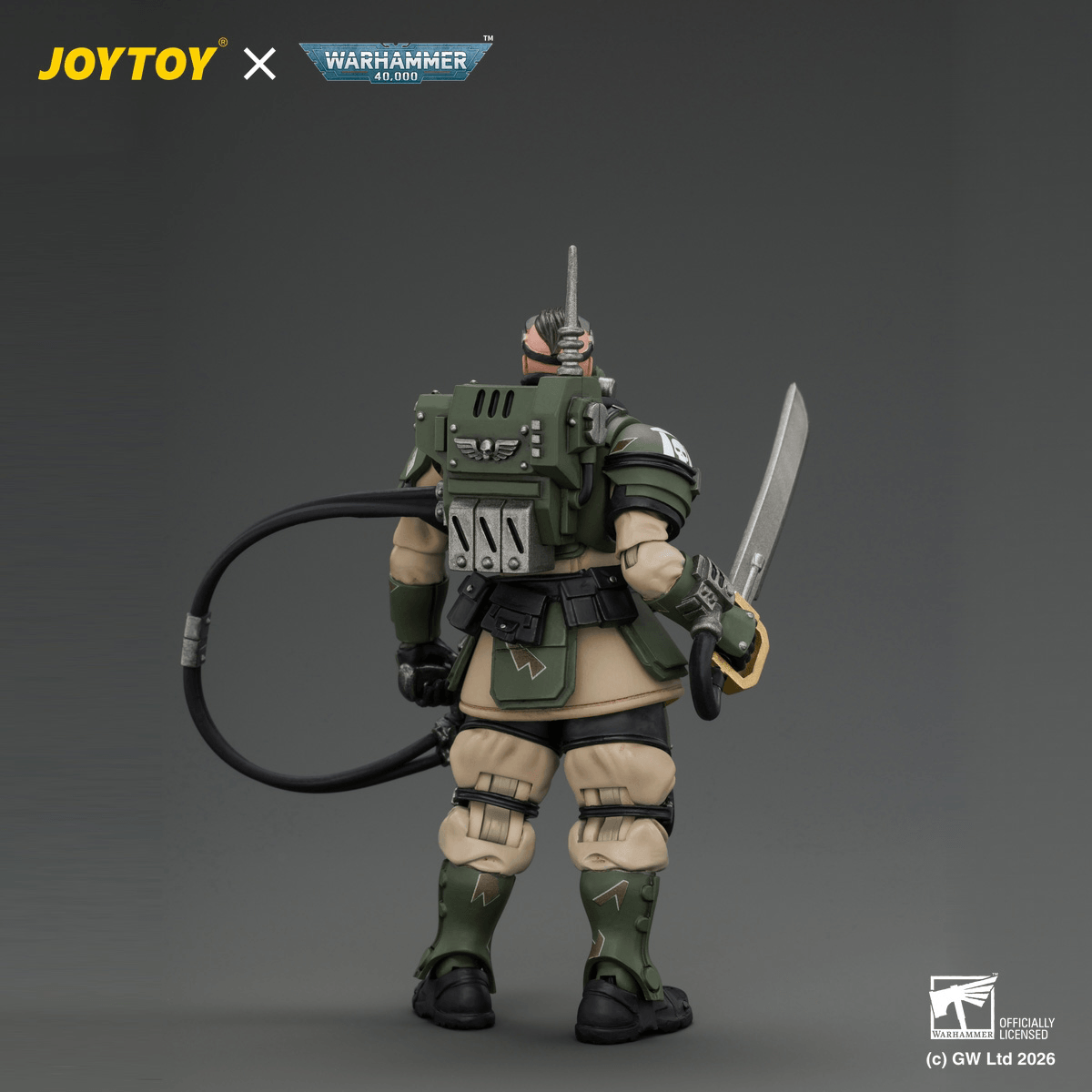 Astra Militarum Kasrkin 7 with Hot-shot Laspistol and Power Sword