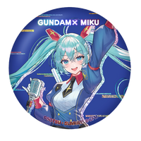BANDAI Gundam x Miku Memorial Can Badge Set "Gundam", Bandai Shokugan Can Badge | 4570117922343