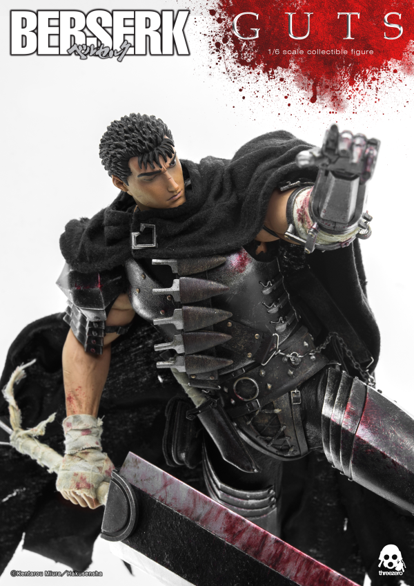 threezero BERSERK - Guts (Black Swordsman)(4897056200425)(4897056200425)