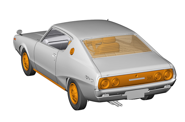 Hasegawa [HC55] 1:24 NISSAN SKYLINE HT 2000GT-X (KGC110)(4967834211551)(4967834211551)