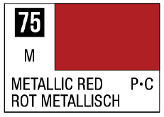 Mr Hobby Mr. Color 75 - Metallic Red (Metallic/Primary Car) | 4973028716726