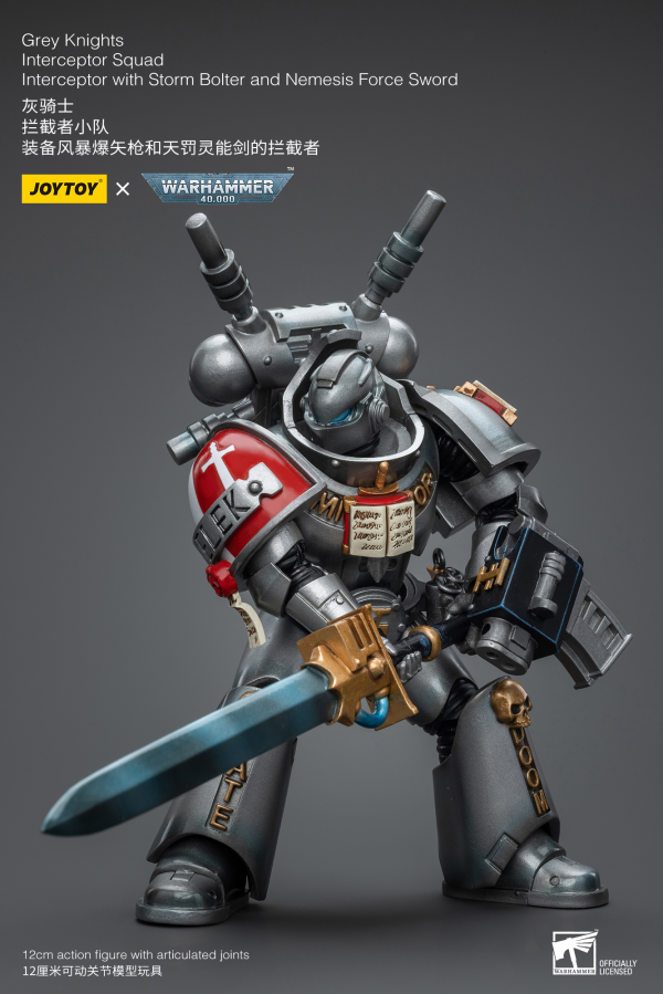 Joy Toy Grey Knights Interceptor Squad Interceptor with Storm Bolter and Nemesis Force Sword(6973130378988)(6973130378988)