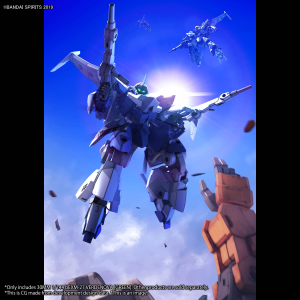 BANDAI Hobby 30MM 1/144 bEXM-21 VERDENOVA [GREEN]