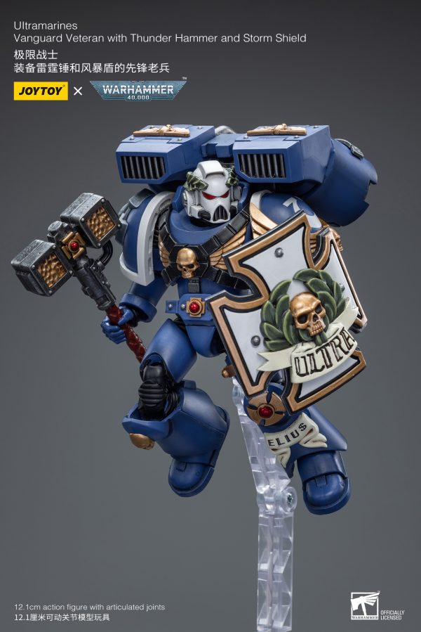 Joy Toy Ultramarines Vanguard Veteran with Thunder Hammer and Storm Shield(6973130378032)(6973130378032)