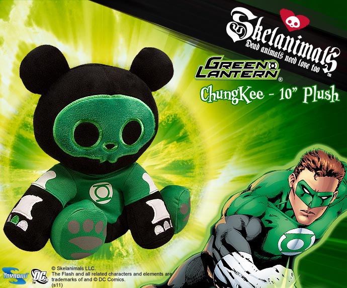 Skelanimals DC Plush 10 Inch - Green Lantern ChungKee | 0816355008529