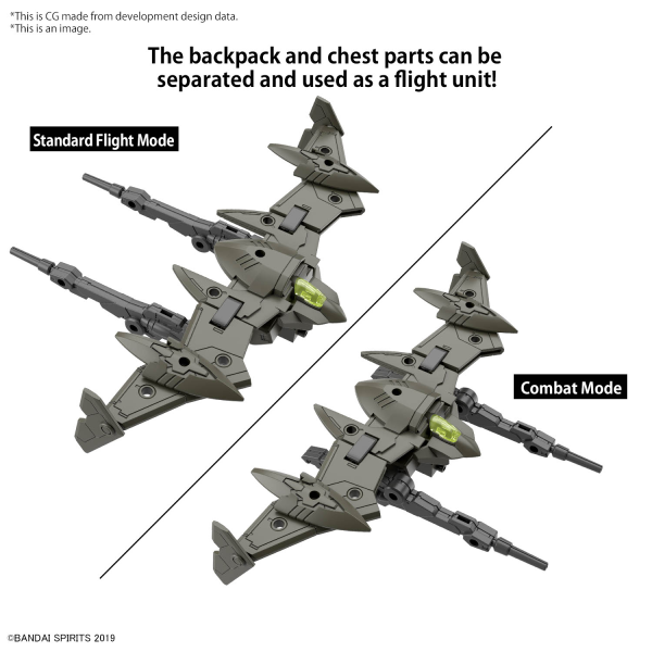 BANDAI Hobby 30MM 1/144 bEXM-21 VERDENOVA [GREEN]