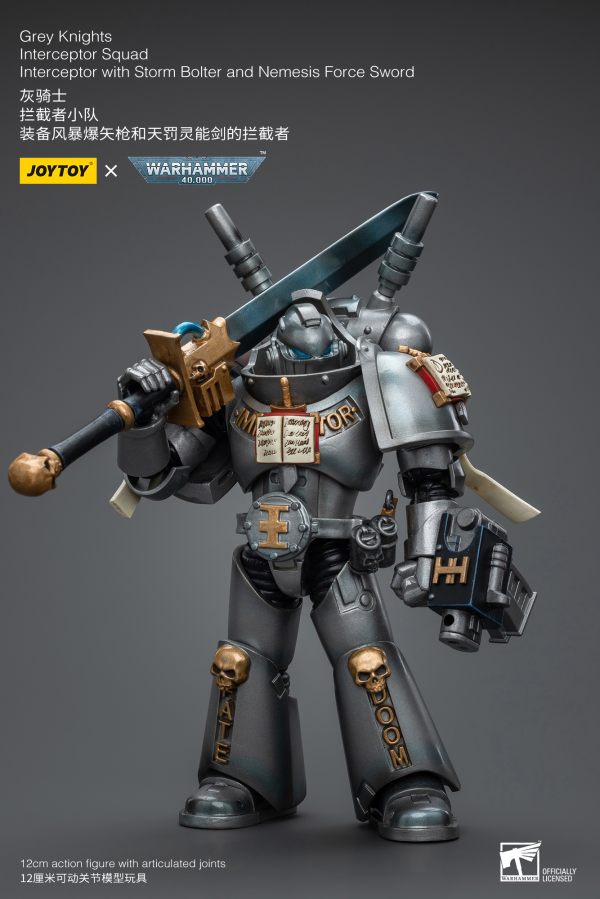 Joy Toy Grey Knights Interceptor Squad Interceptor with Storm Bolter and Nemesis Force Sword(6973130378988)(6973130378988)