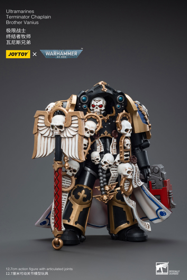 Joy Toy Ultramarines Terminator Chaplain Brother Vanius(6973130375338)(6973130375338)