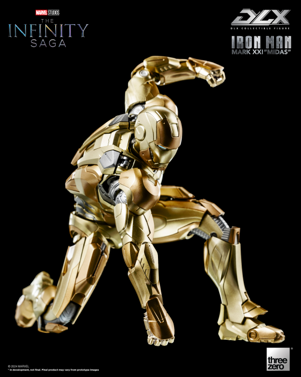 threezero Marvel Studios: The Infinity Saga - DLX Iron Man Mark 21 “Midas” | 4895250815452