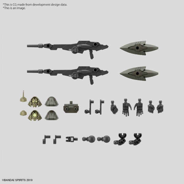 BANDAI Hobby 30MM 1/144 bEXM-21 VERDENOVA [GREEN]