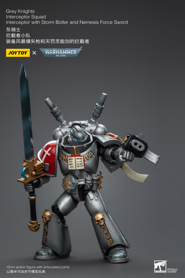 Joy Toy Grey Knights Interceptor Squad Interceptor with Storm Bolter and Nemesis Force Sword(6973130378988)(6973130378988)