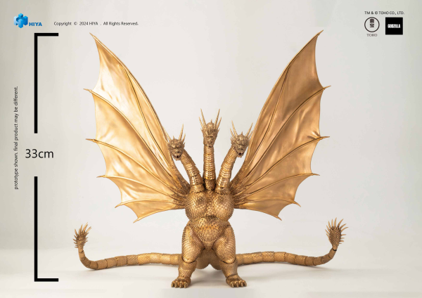 HIYA TOYS Exquisite Basic Series None Scale Godzilla vs. King Ghidorah King Ghidorah