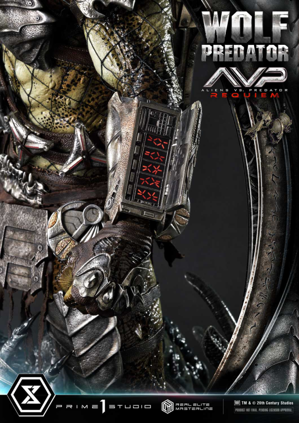 Prime 1 Studio Real Elite Masterline Aliens vs. Predator: Requiem Wolf Predator DX Bonus Version | 4582647121646