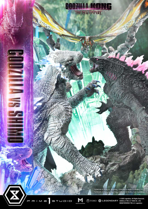 Prime 1 Studio Ultimate Diorama Masterline Godzilla x Kong: The New Empire Godzilla vs Shimo Bonus Version | 4582647121684