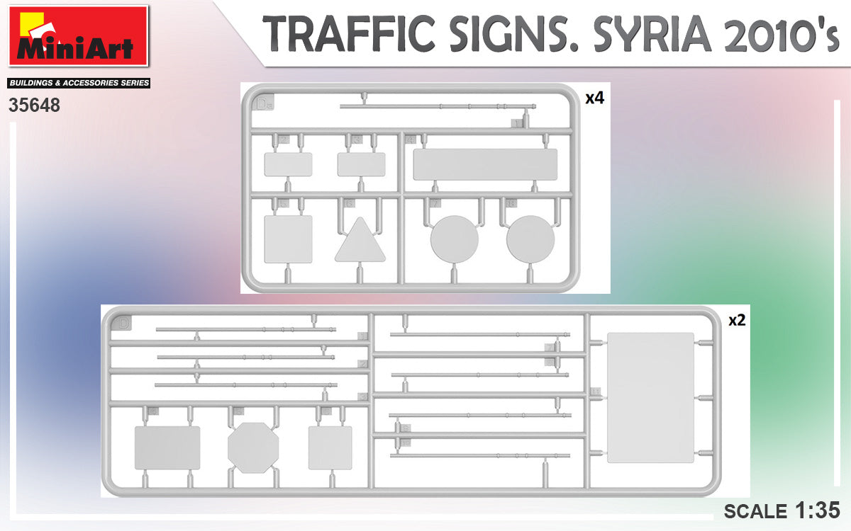 MiniArt 1/35 Traffic Signs. Syria 2010'S | 4820183314024