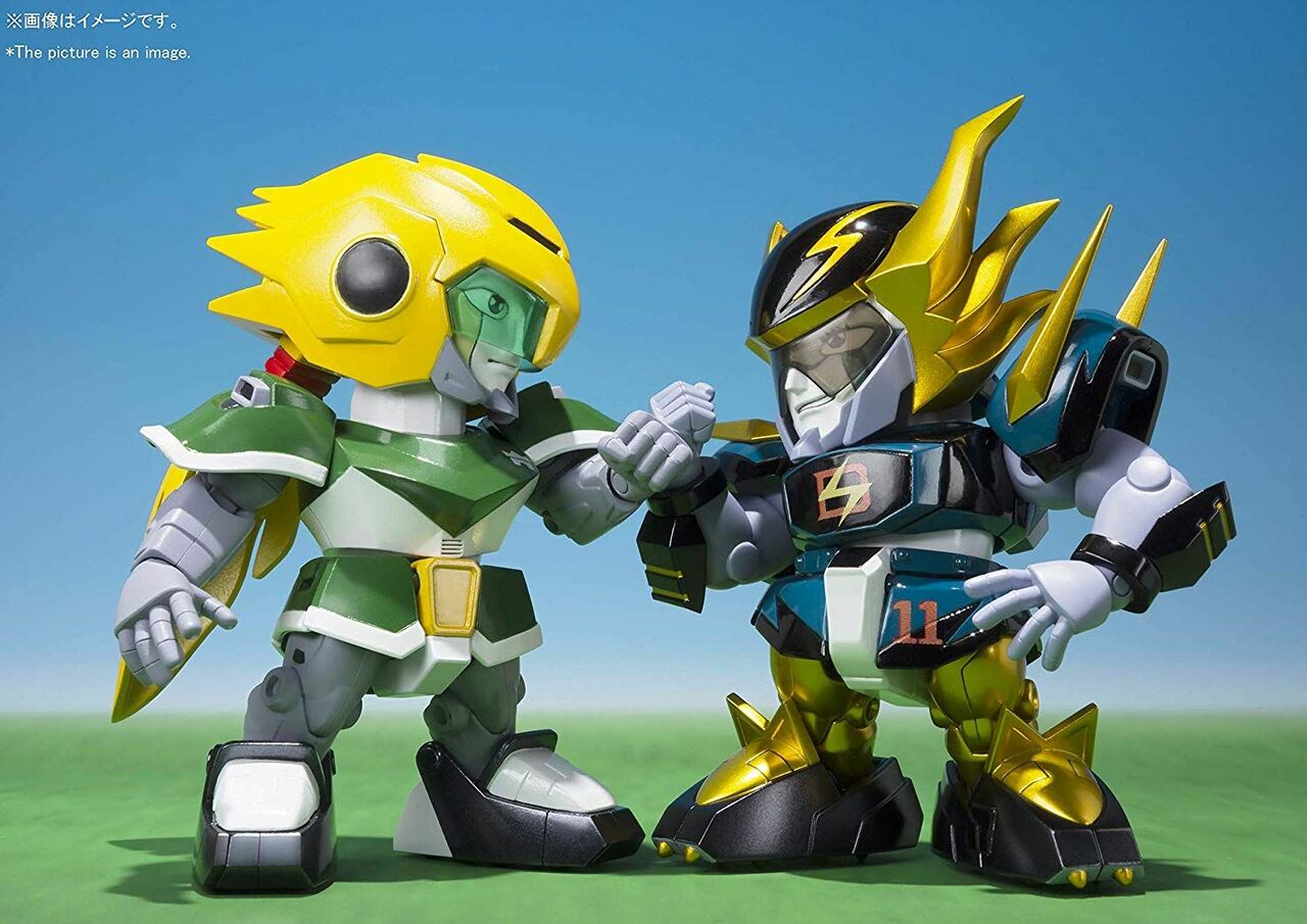 Bandai Tamashii Nations Soul of Chokogin Iron Leaguer Mach Windy & Gold Foot "Shippu Iron Leaguer"