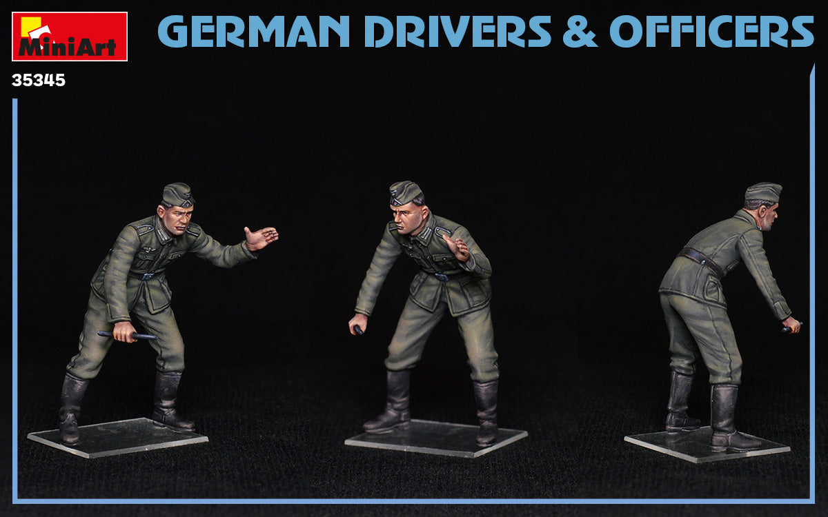 MiniArt 1/35 German Drivers & Officers | 4820183313638