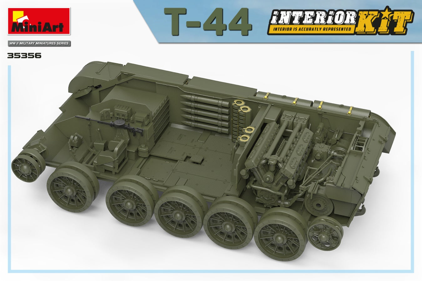 MiniArt 1/35 T-44 Interior Kit | 4820183313997