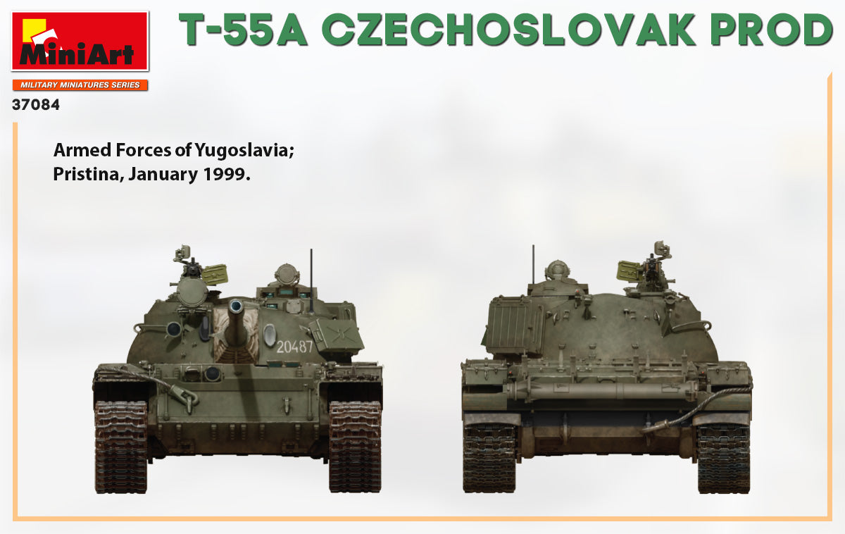 MiniArt 1/35 T-55A Czechoslovak Prod. Tank | 4820183313195