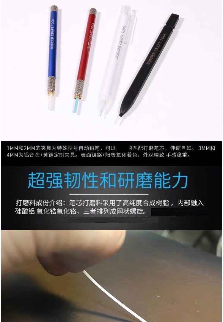 Border Model Grinding PEN size:3mmx3mm *2 (600# 1000#) | 6971995740889