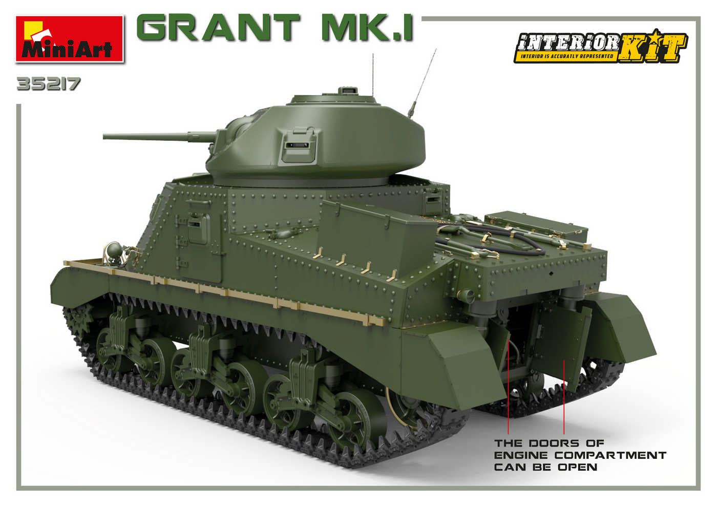 Miniart 1/35 Grant Mk.I Interior Kit | 4820183312280