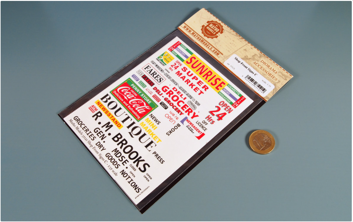 Matho 1/35 Shop Front Signs C