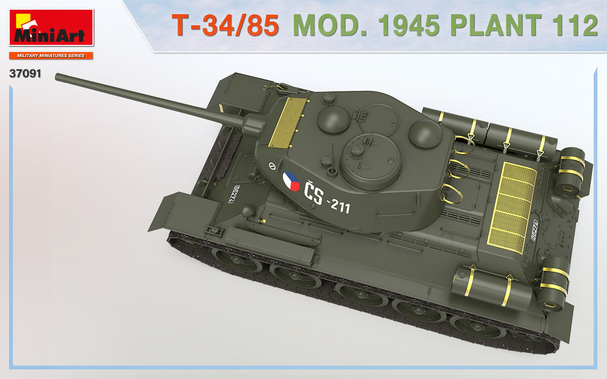 MiniArt 1/35 T-34/85 Mod. 1945 Plant 112 | 4820183313676