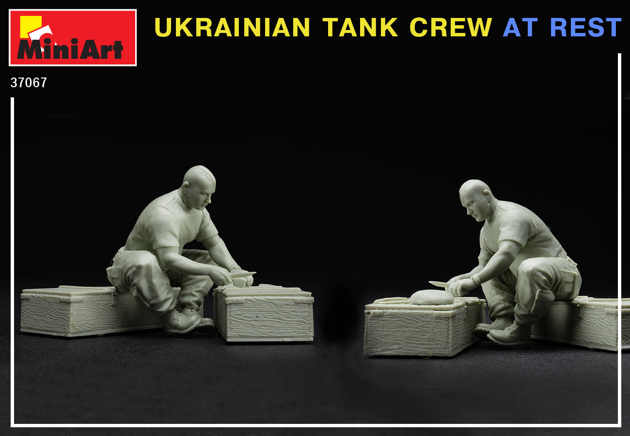 MiniArt Ukrainian Tank Crew At Rest 1/35 Scale | 4820183313300
