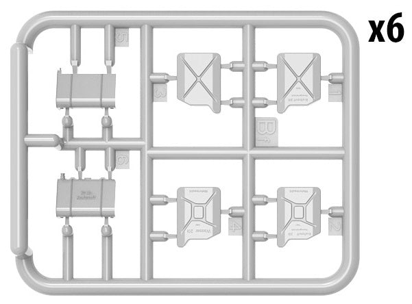 MiniArt German Jerry Cans Set WW2 (1/35) | 4820183312037