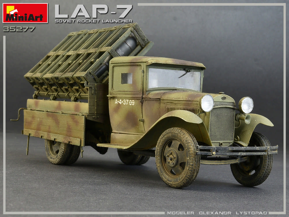 MiniArt 1/35 Soviet Rocket Launcher LAP-7 | 4820183311825