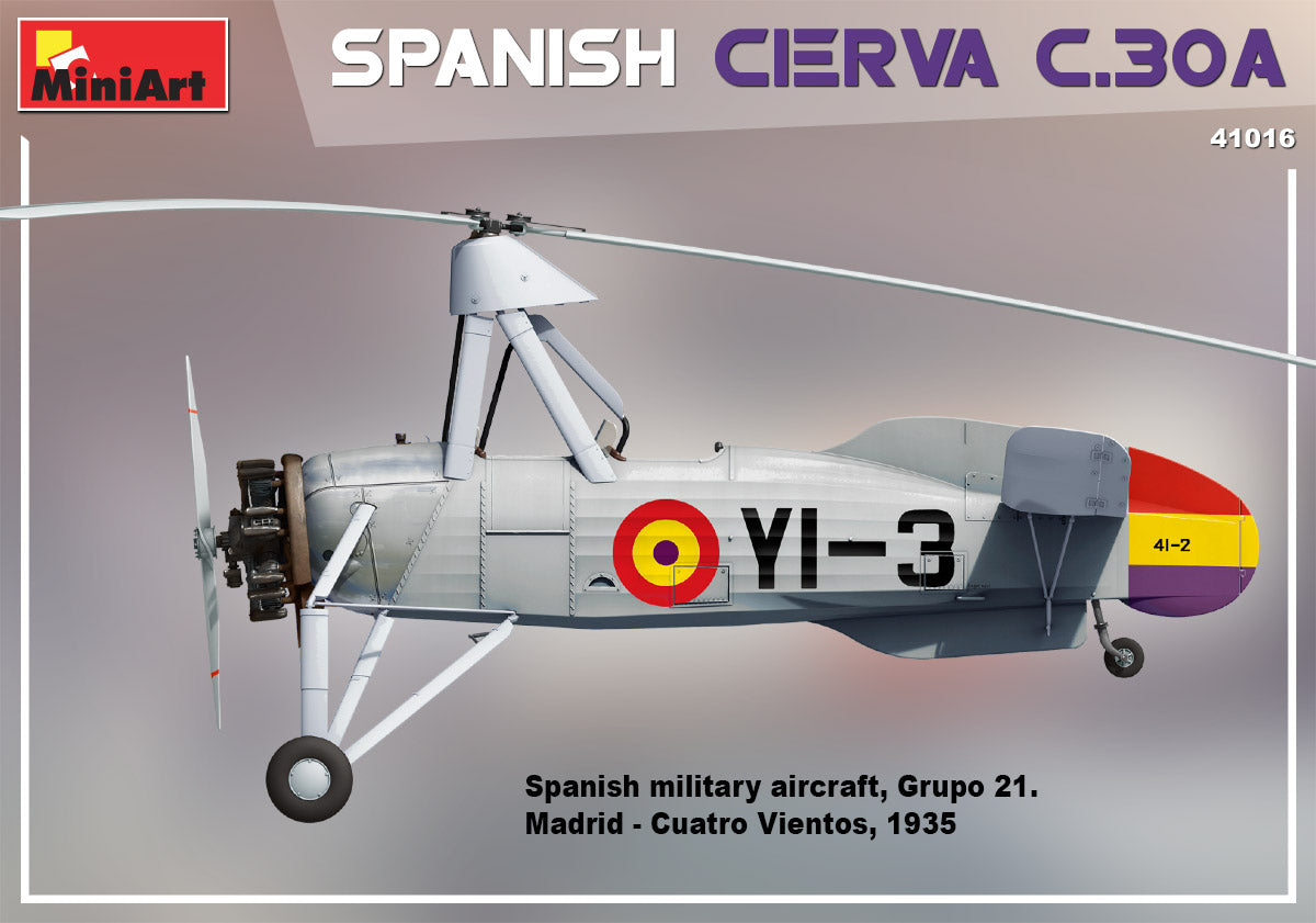 MiniArt 1/35 Spanish Cierva C.30A Aircraft | 4820183313515