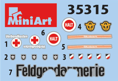 MiniArt 1/35 German Feldgendarmerie Special Edition | 4820183312297