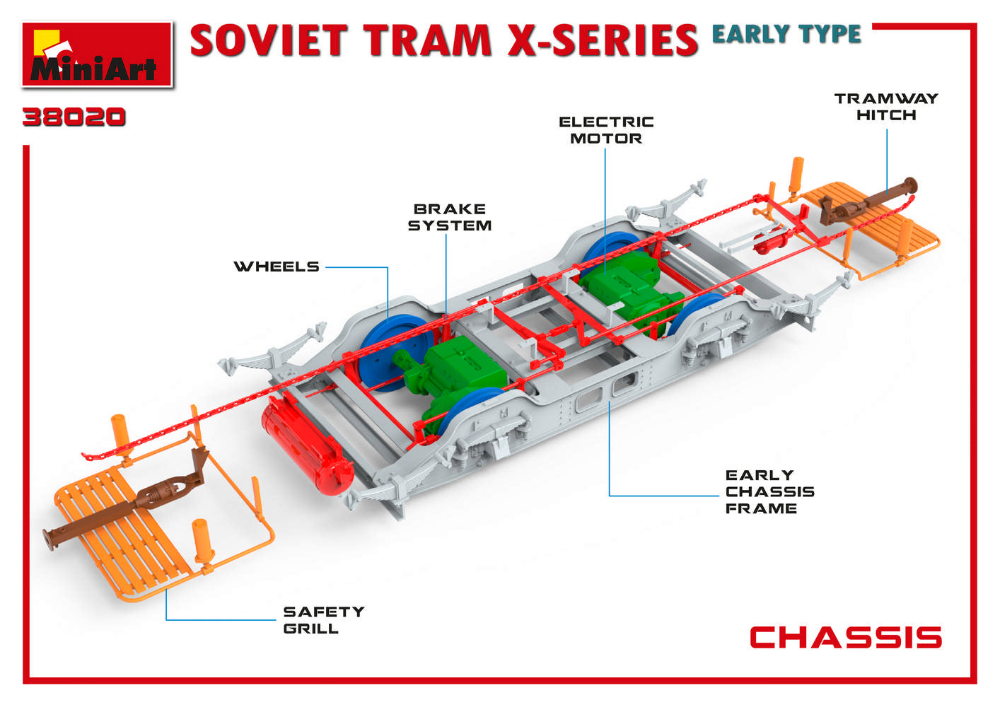 MiniArt 1/35 Soviet Tram 'X'-Series. Early Type | 4820183312570