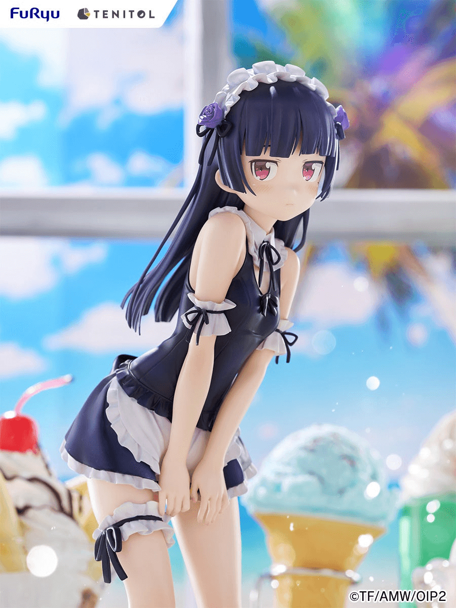 TENITOL TALL Kuroneko swimsuits maid ver.