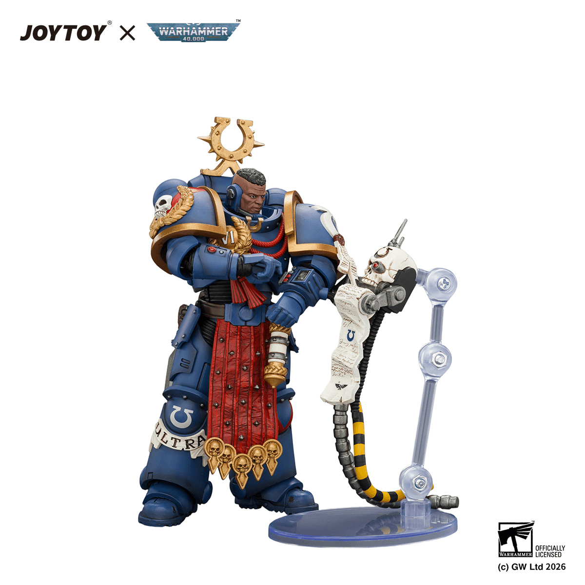 Ultramarines Ferren Areios with Thunder Hammer and Bolt Pistol