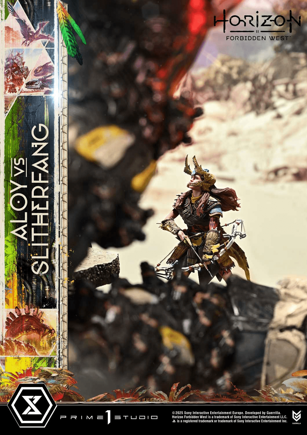 Ultimate Diorama Masterline Horizon Forbidden West Aloy vs. The Slitherfang Bonus Version   | 4582647123183