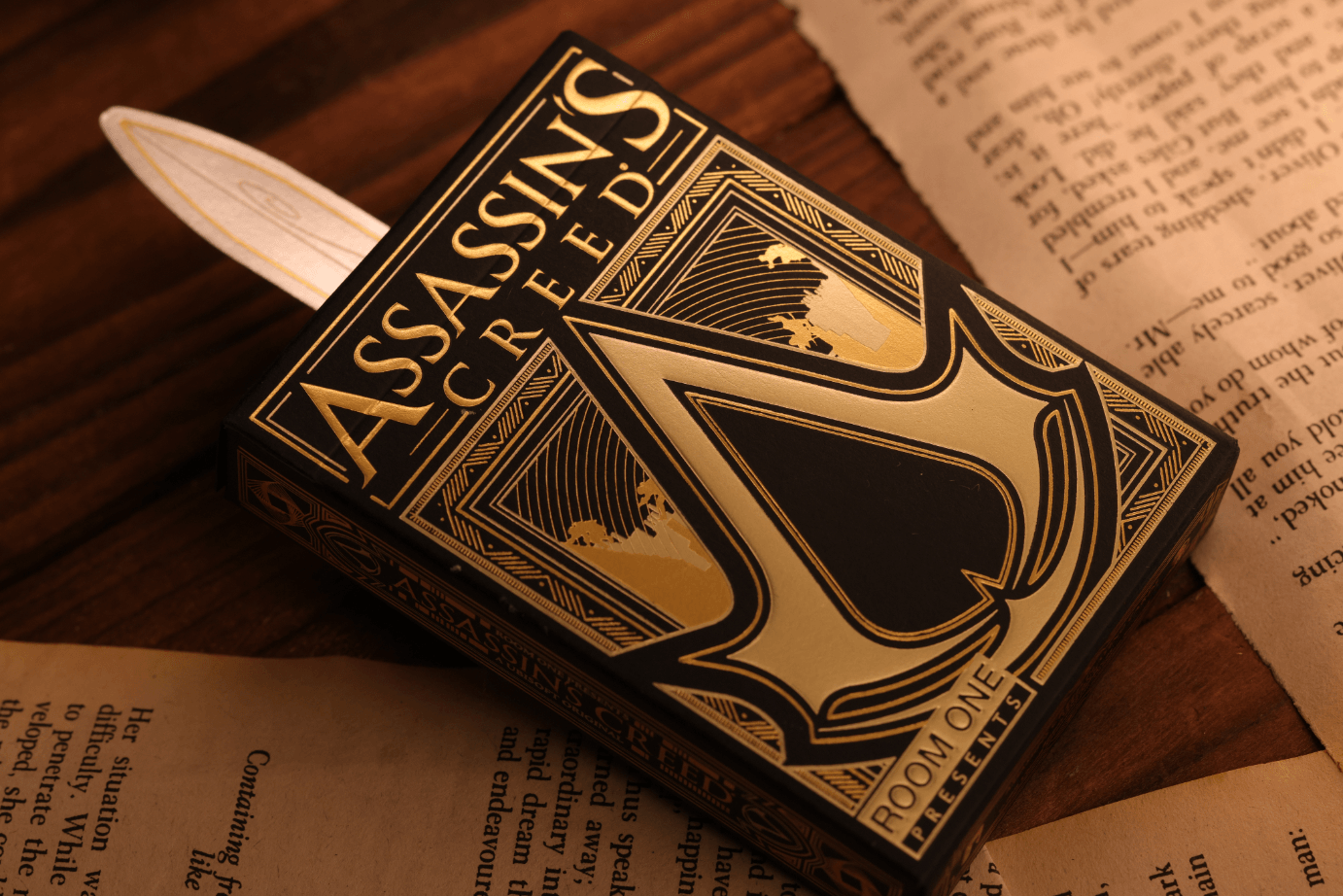 Assassin's Creed Legacy Ver. II Playing Cards - Onyx Hidden Blade Edition
