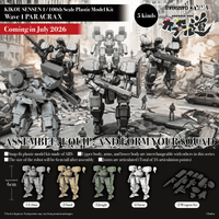 KIKOU SENSEN 1/100th Scale Plastic Model Kit Wave 1 (1 set of 6 pcs) | 4595430617196