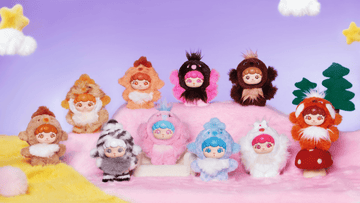 Mochi Little Monster Series Plush Charm Blind Box (Box of 8)