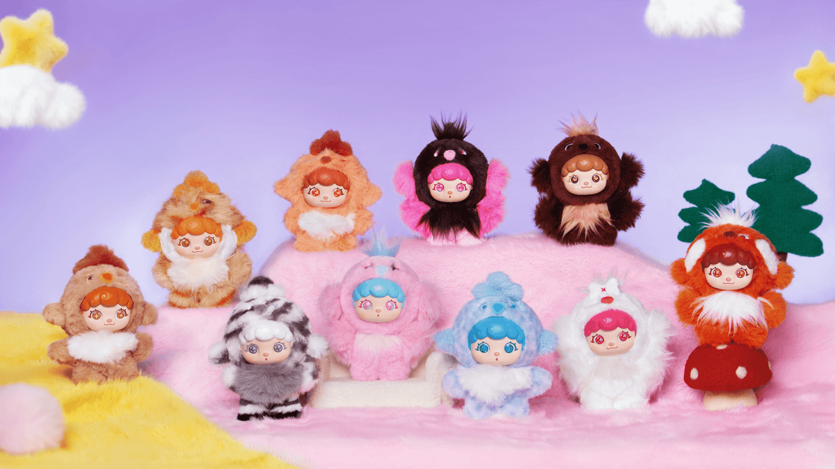 Mochi Little Monster Series Plush Charm Blind Box (Box of 8)