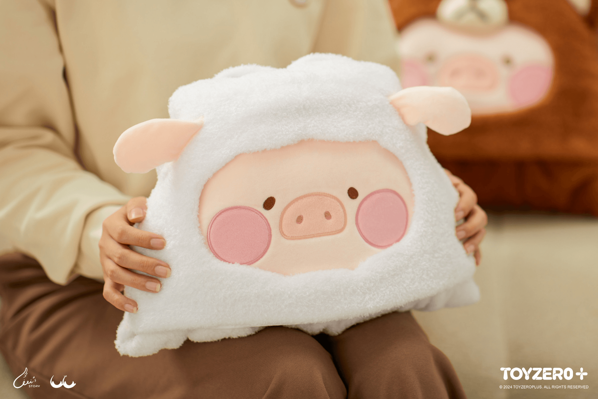 LuLu the Piggy Costume Series - Blanket with Hat (Sheep) | 781005758744