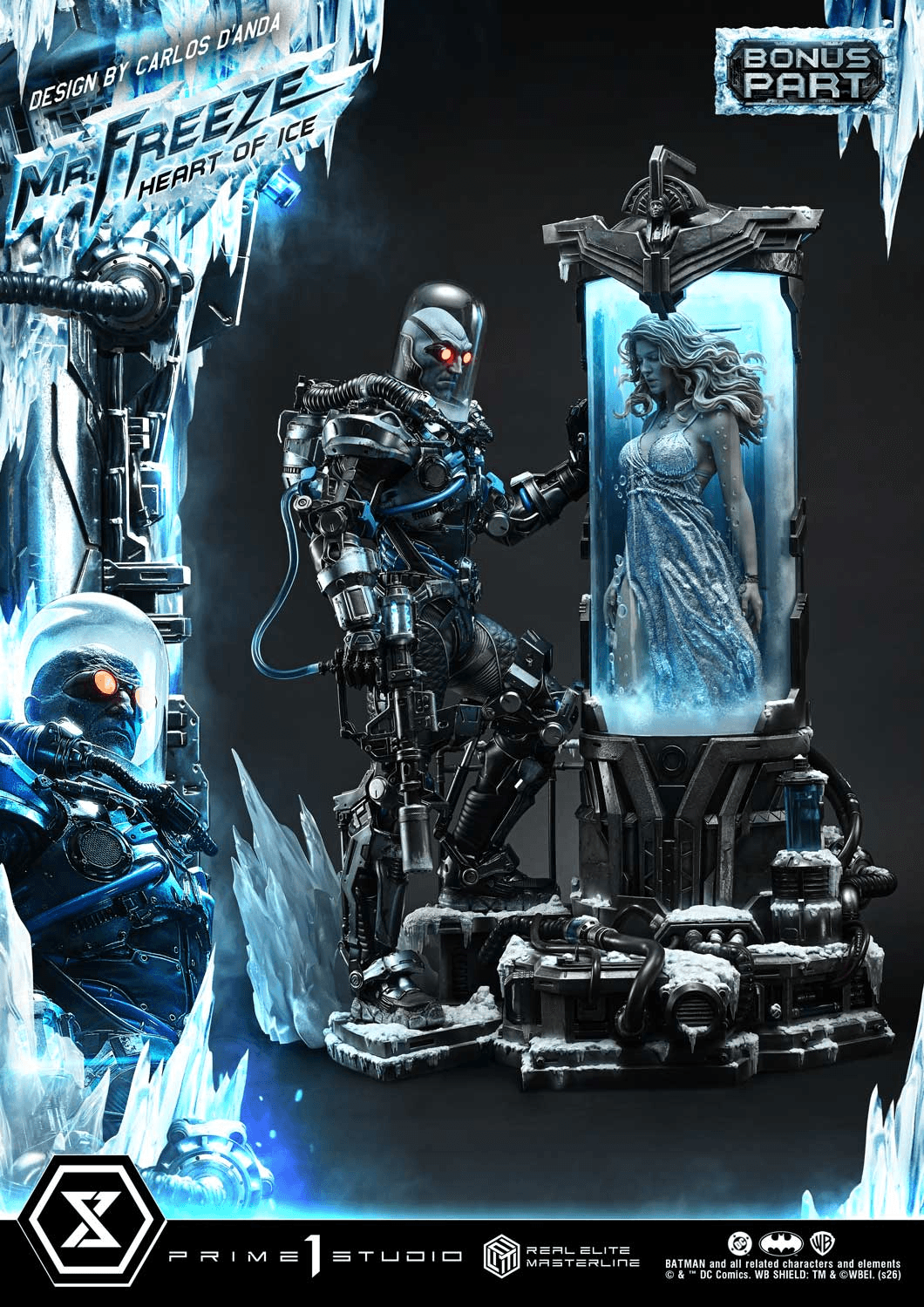 Real Elite Masterline Batman (Comics) Mr. Freeze Heart of Ice (Design by Carlos D'Anda) DX Bonus Version
