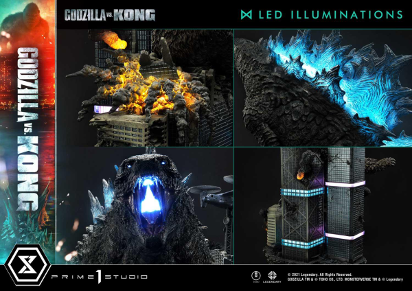 Prime 1 Studio Ultimate Diorama Masterline Godzilla vs Kong (Film) Godzilla VS Kong Final Battle(4580708032993)(4580708032993)