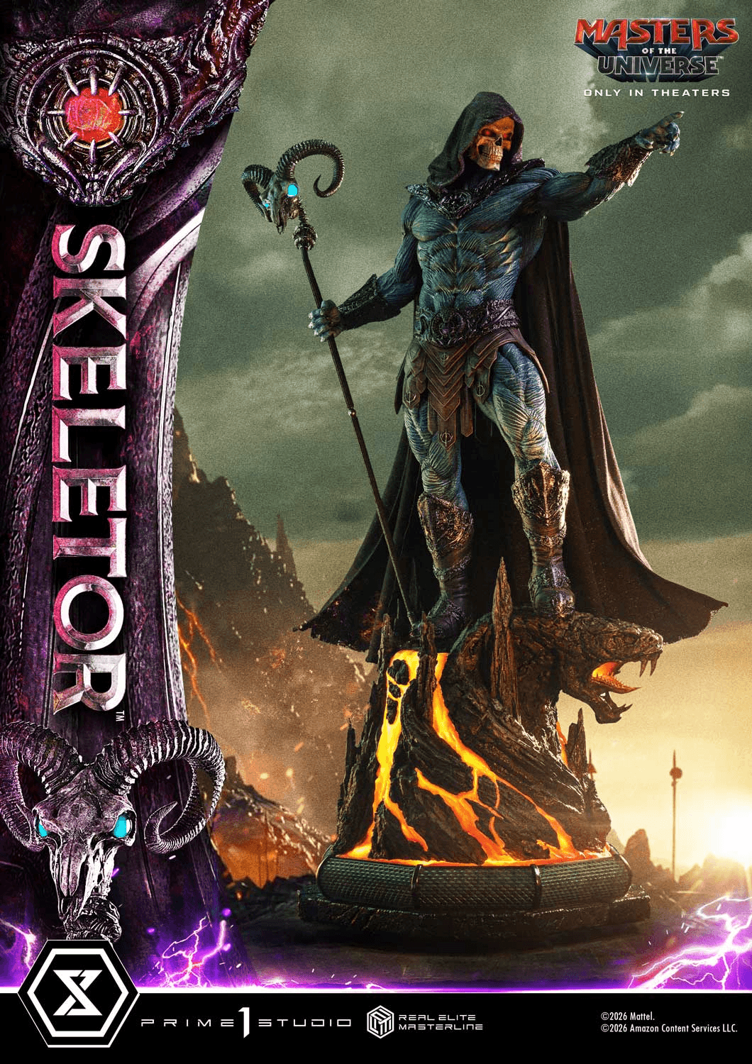 Real Elite Masterline Masters of the Universe (2026 Film) Skeletor Bonus Version