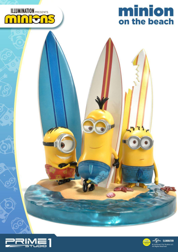Prime 1 Studio Prime Collectible Figures Minions On The Beach(4562471908934)(4562471908934)