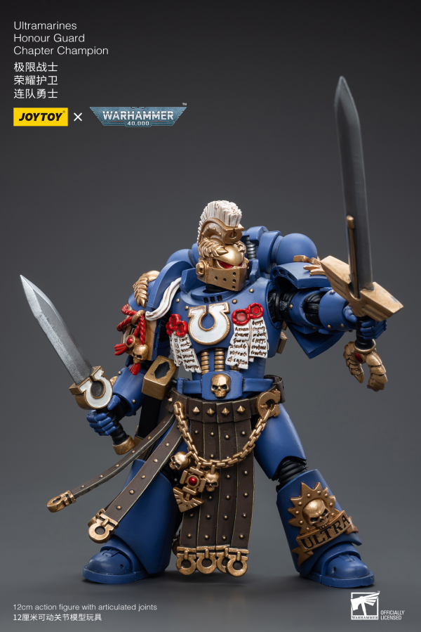 JOYTOY Ultramarines Honour Guard Chapter Champion(6973130376526)(6973130376526)